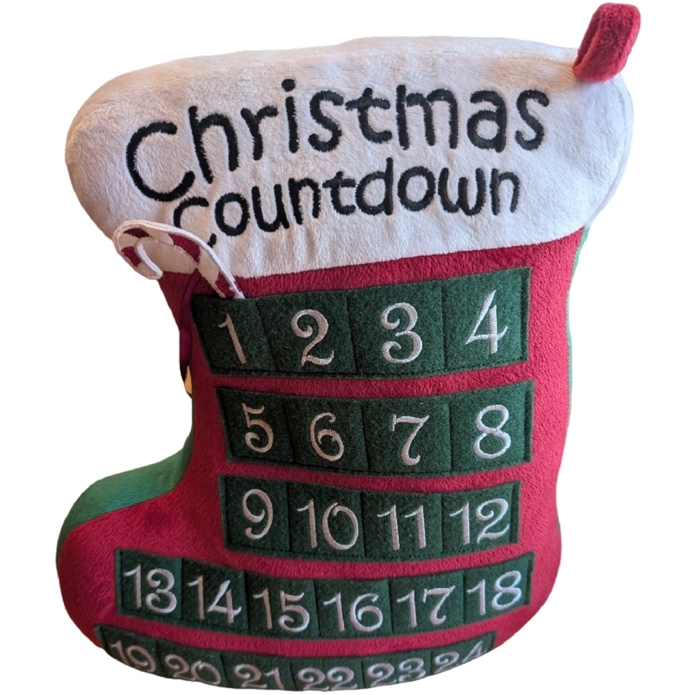 Christmas Countdown Stocking Pillow